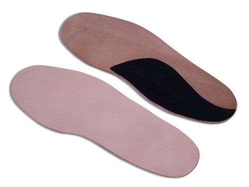 Wkładki ortopedyczne supinujące ze skóry