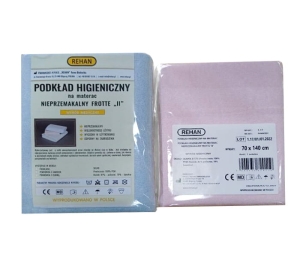 Podkład higieniczny nieprzemakalny frotte II 70x140